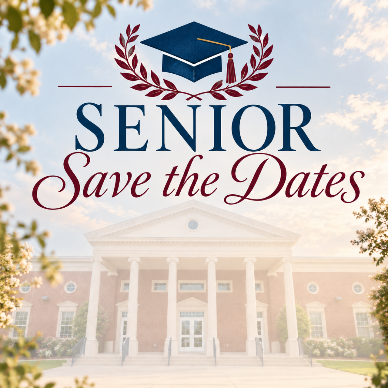 Senior Save The Dates Graduation Announcement